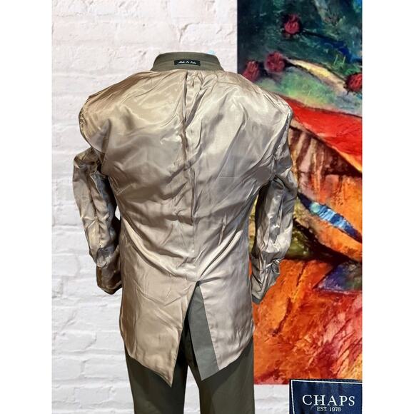 Chaps Ralph Lauren 38R Mens Brown Blazer Casual Sport Coat Suit Jacket - Picture 8 of 14